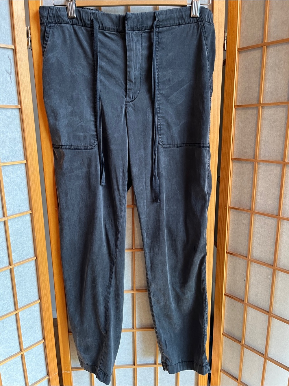 Lou & Grey for LOFT drawstring Lysol mix jogger in Slate gray. M